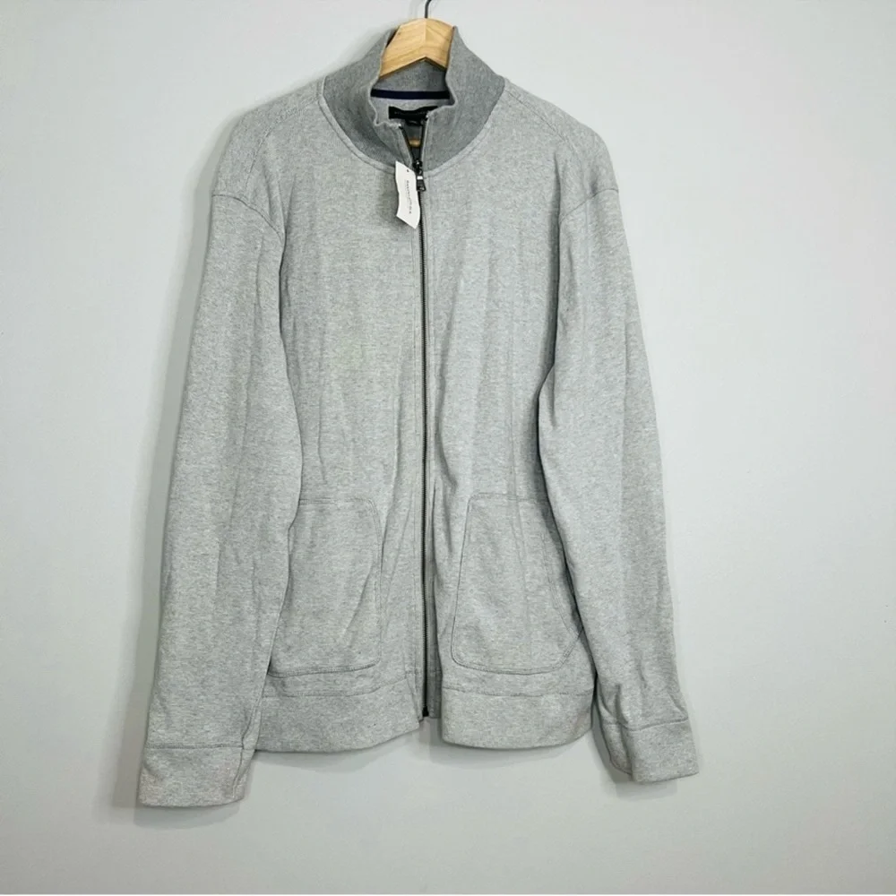 NWT Cotton Jersey Full Zip Track Jacket